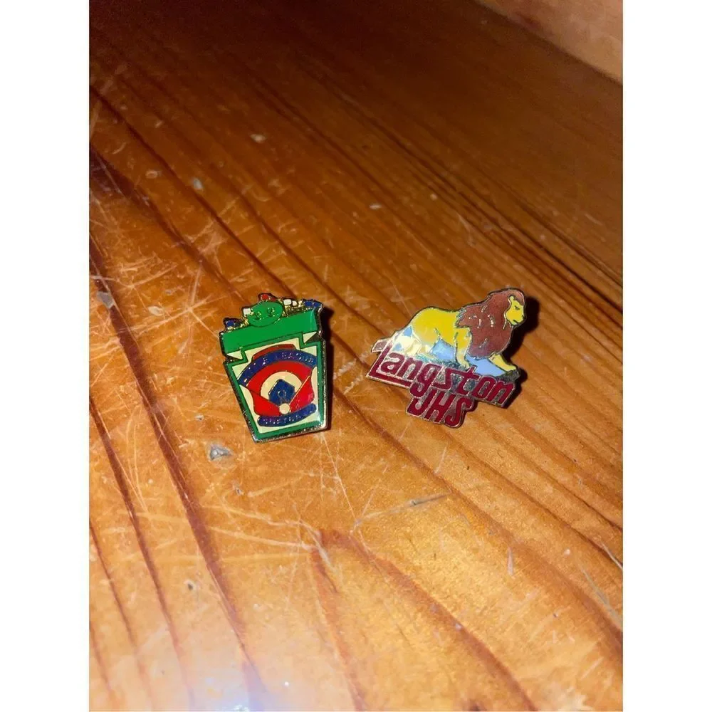 Little League Softball Vintage 1990’s Enamel Lapel  Pin